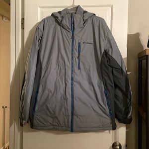 Mens XL grey Columbia Winter jacket